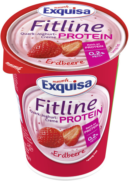 Exquisa Fitline Protein Quark-Joghurt-Creme Erdbeere