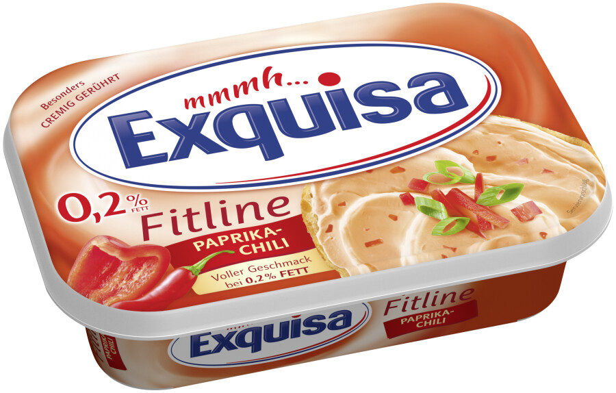 Exquisa Frischkäse Fitline Paprika-Chili