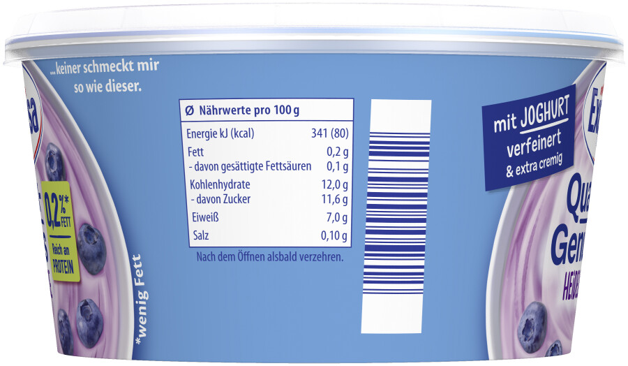 Exquisa Quark-Genuss Heidelbeere