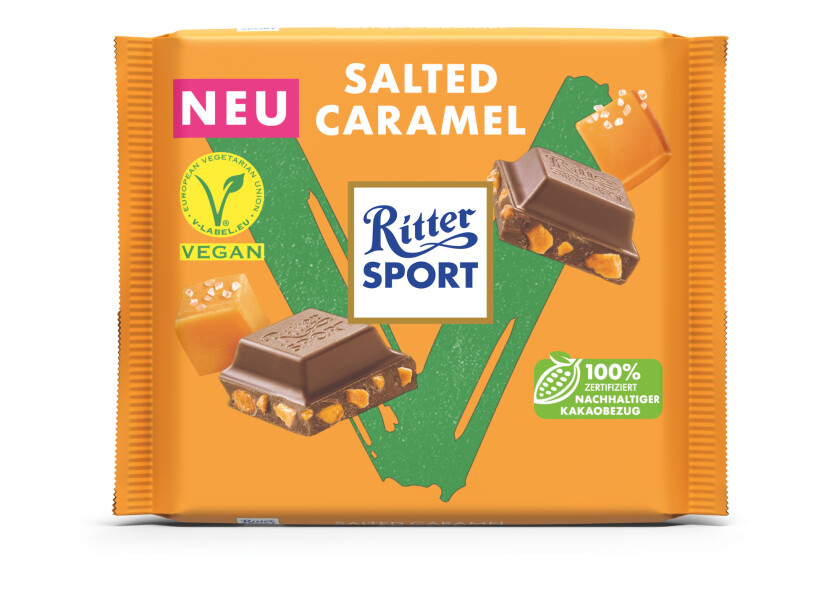 Ritter Sport vegan Salted Caramel