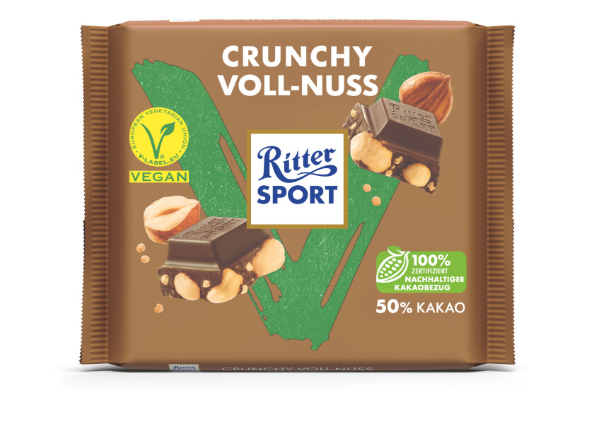 Ritter Sport Crunchy Voll-Nuss vegan