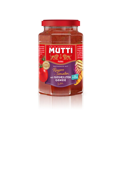 Mutti Tomatensauce mit gegrilltem Gemüse