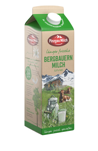 Pinzgau Milch Bergbauern Vollmilch Länger Frisch 3,5% Fett