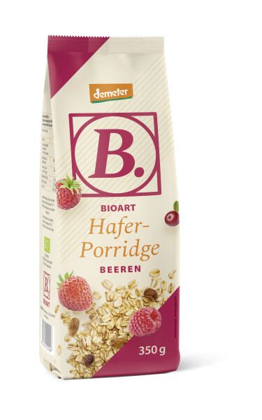 BioArt Hafer Porridge Beeren
