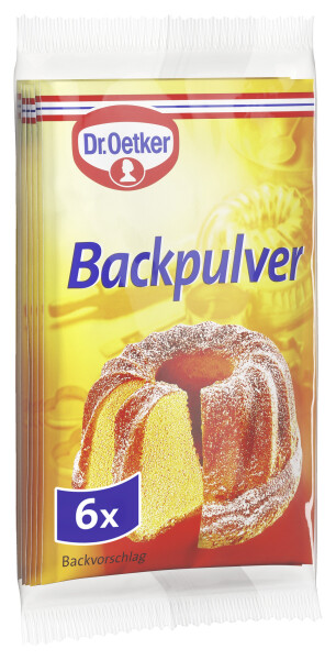 Dr. Oetker Backpulver 6er-Packung