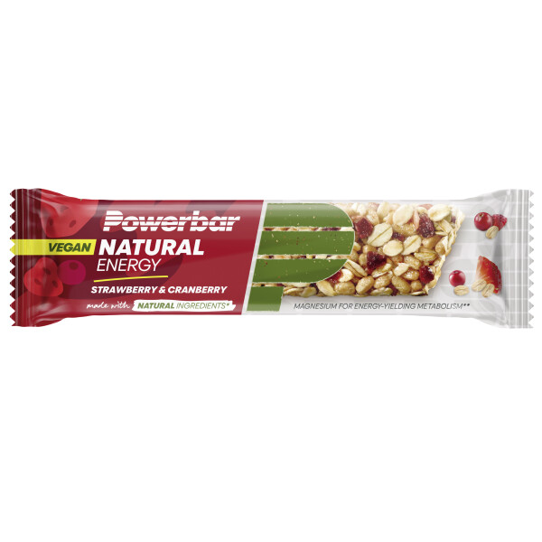 POWERBAR® Müsliriegel Natural Energy Cereal Bar Strawberry & Cranberry
