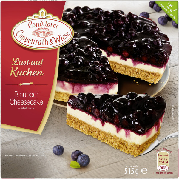 Coppenrath & Wiese Lust auf Kuchen Blaubeer Cheesecake