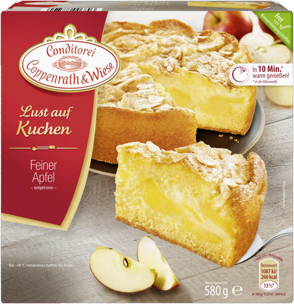 Conditorei Coppenrath & Wiese Lust auf Kuchen Feiner Apfel-Kuchen