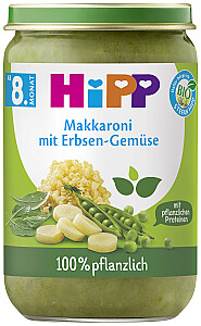 HiPP Makkaroni mit Erbsen-Gemüse