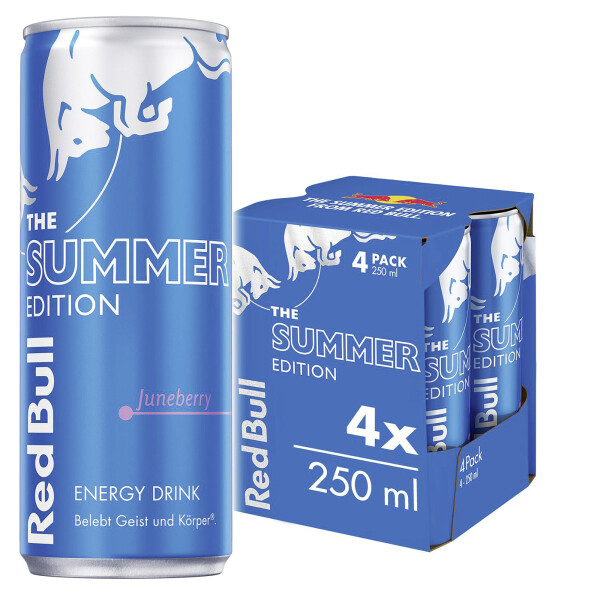 Red Bull Summeredition Juneberry 4er Packung