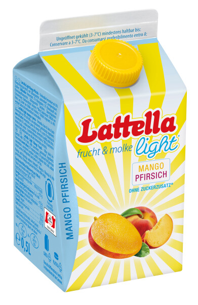 Lattella Mango Pfirsich Light