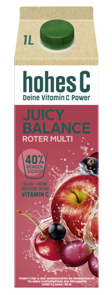 Hohes C Juicy Balance Roter Multivitamin