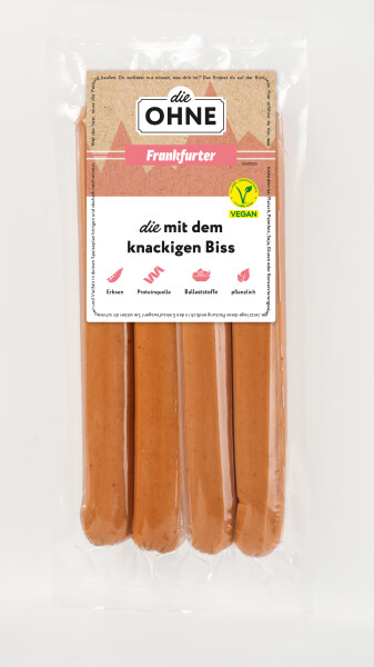 Die OHNE Vegane Frankfurter