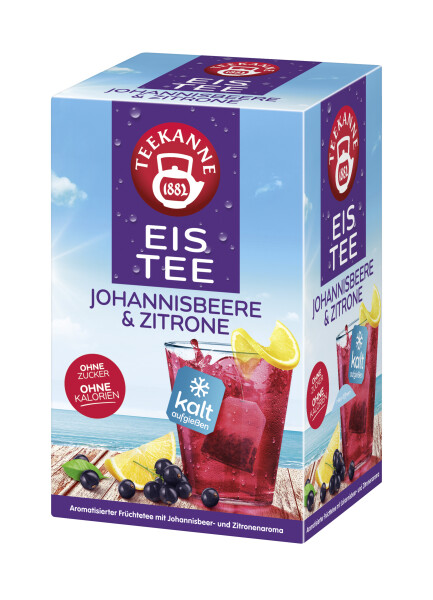 Teekanne Cool Sensations Johannisbeere-Zitrone 18er