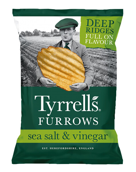 Tyrrells Furrows Sea Salt & Vinegar