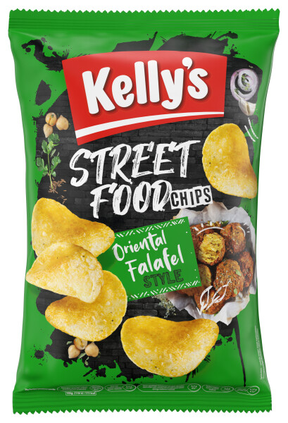 Kelly's Streetfood Chips Oriental Falafel