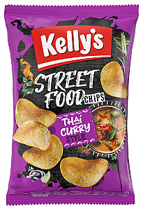 Kelly's Street Food Chips Thai Curry