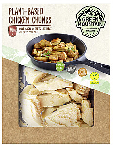 The Green Mountain Chicken Chunks plant based