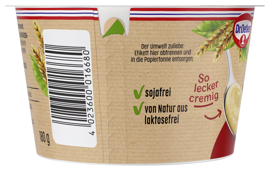 Dr. Oetker Love It Griess Pudding Natur