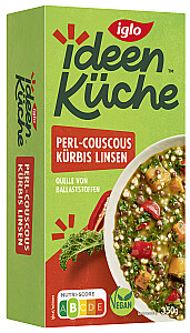 Iglo Ideenküche Perl-Couscous, Kürbis, Linsen
