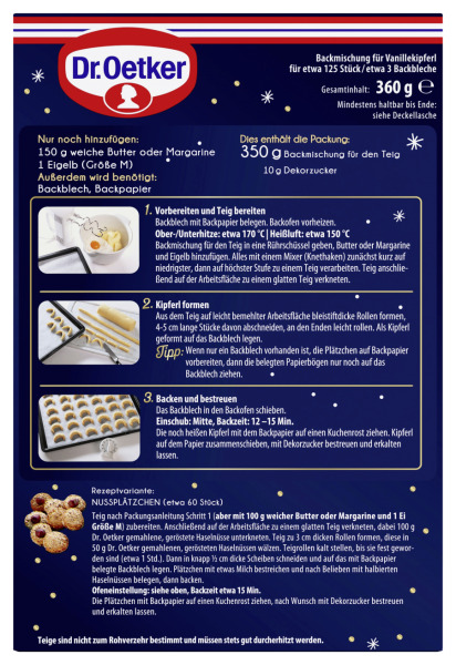 Dr. Oetker Vanillekipferl