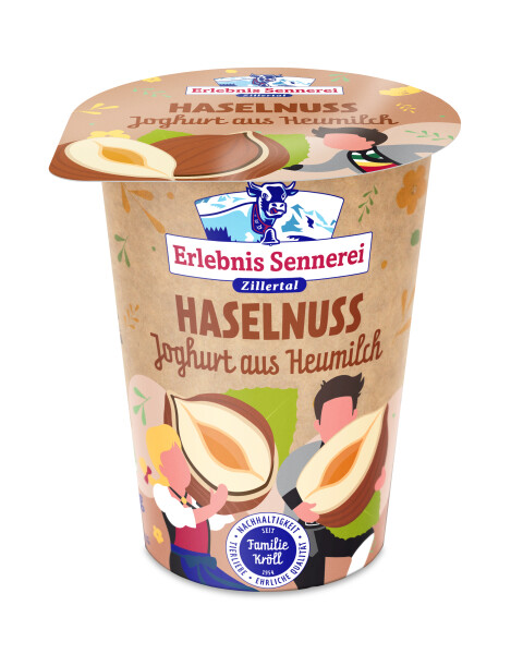 ErlebnisSennerei Zillertal Heumilchjoghurt Haselnuss