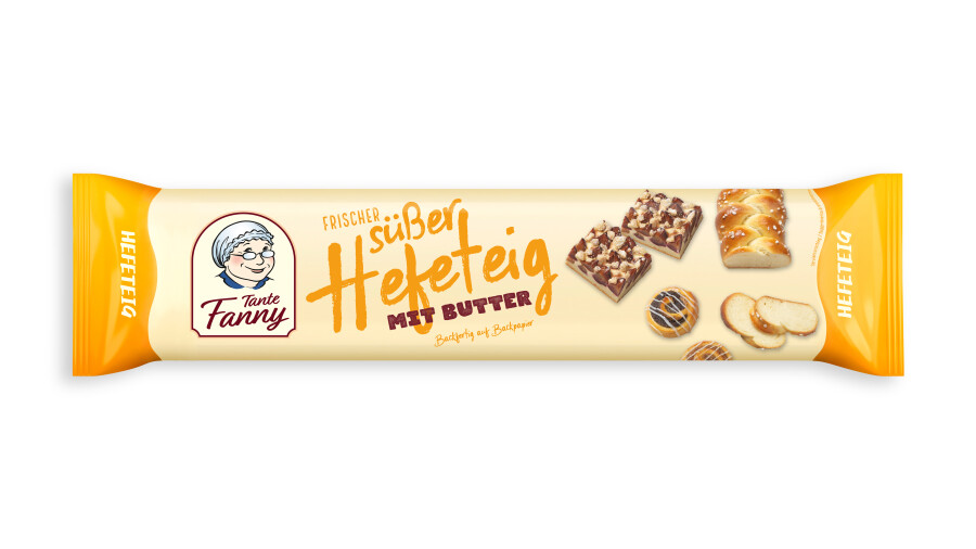 Tante Fanny Frischer Hefeteig mit Butter