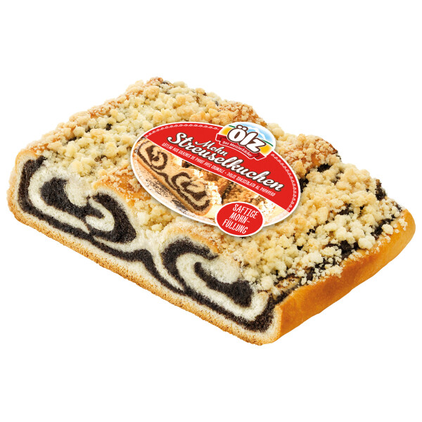 Ölz Mohn Streuselkuchen