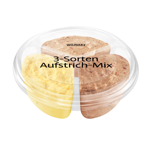 3 Sorten Aufstrich