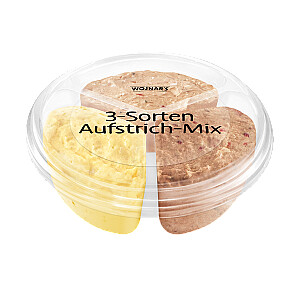 3 Sorten Aufstrich