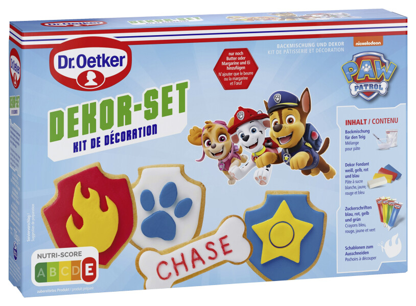 Dr. Oetker Paw Patrol Cookie Dekorier Set