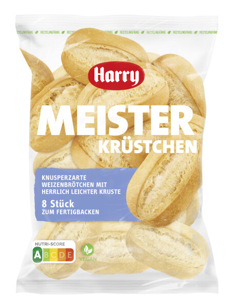 Harry Meister Krüstchen 8 Aufbackbrötchen