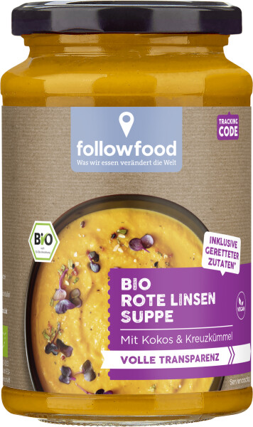 Rettergut Bio Suppe Rote Linsen Orientalisch