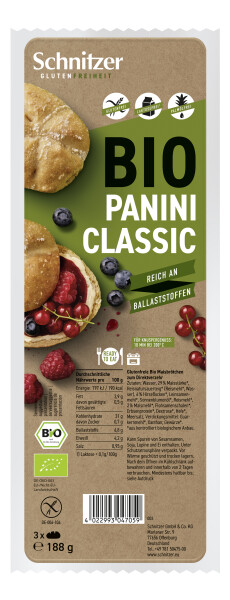 Schnitzer Bio Panini Classic Glutenfrei