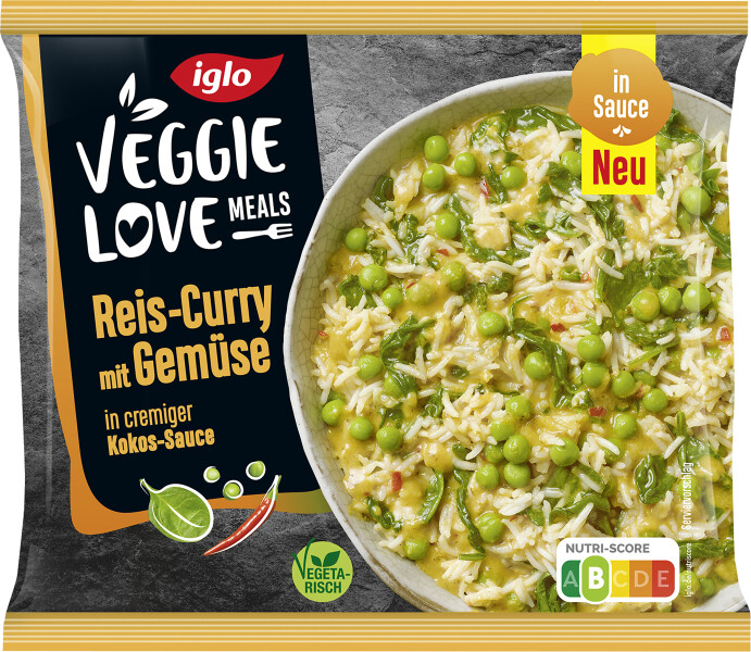 Iglo Veggie Love Meals Reis-Curry mit Gemüse