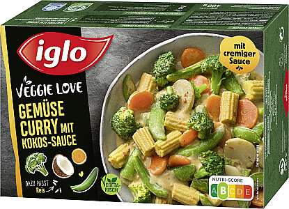 Iglo Veggie Love Gemüse Curry