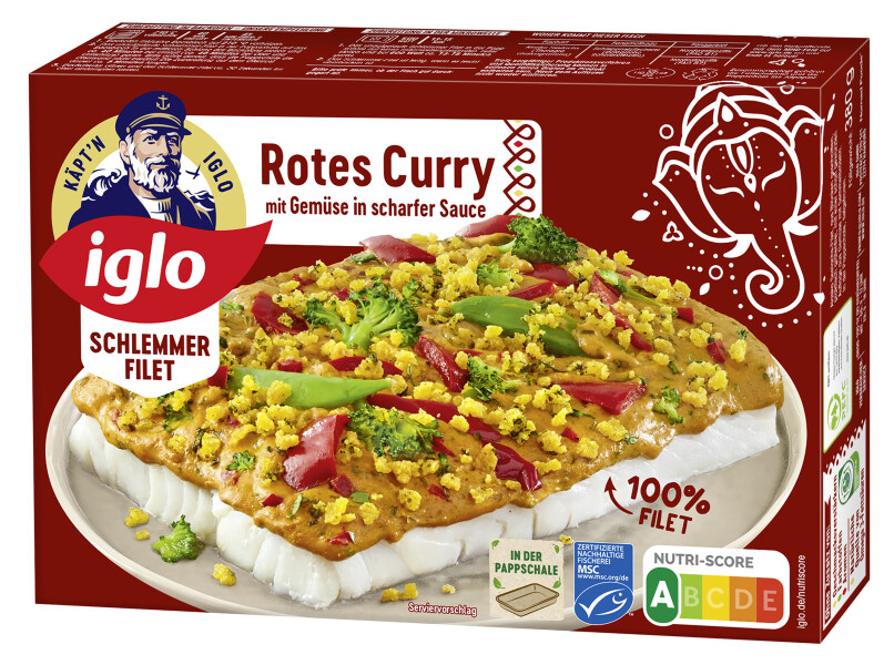 Iglo Schlemmerfilet Rotes Curry