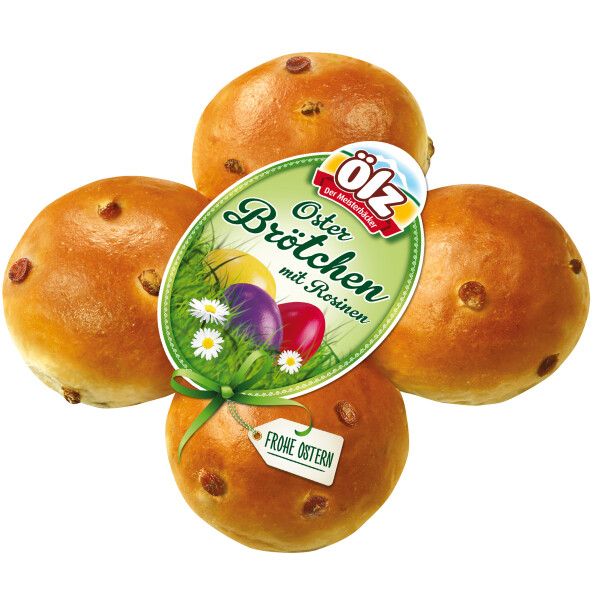 Ölz Osterbrötchen mit Rosinen