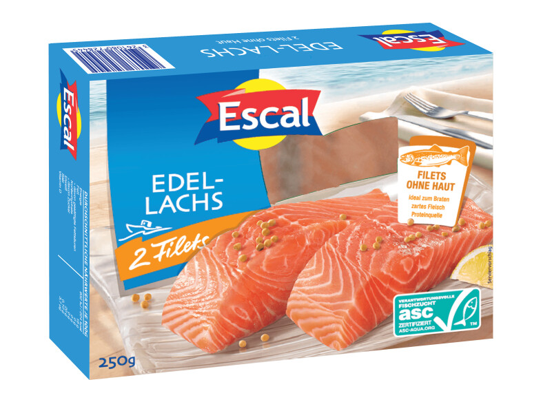 Escal Lachsfilets ohne Haut ASC
