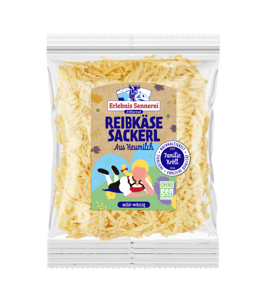 Erlebnis Sennerei Zillertal Reibkäse 