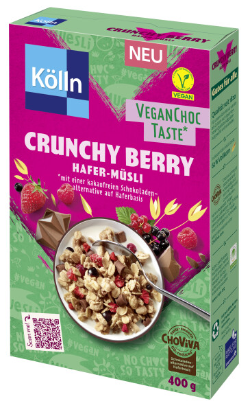 Kölln Vegan Crunchy Berry Hafer - Müsli