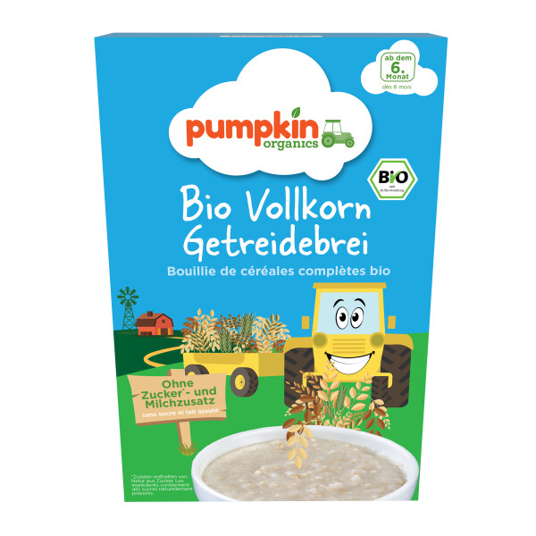 Pumpkin Organics Bio Vollkorn Getreidebrei