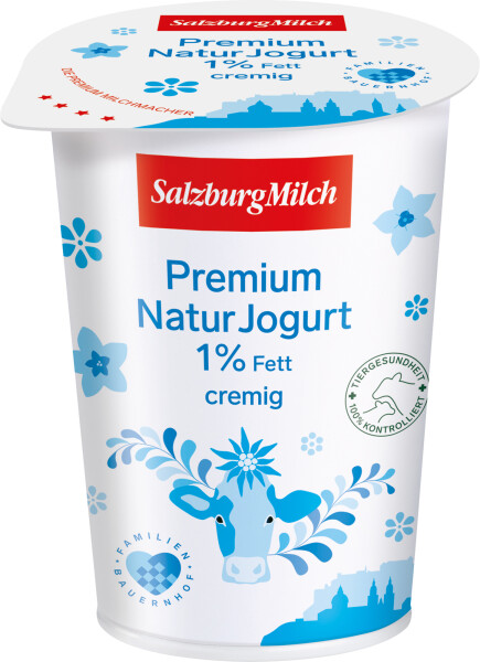 SalzburgMilch Premium Naturjogurt 1%
