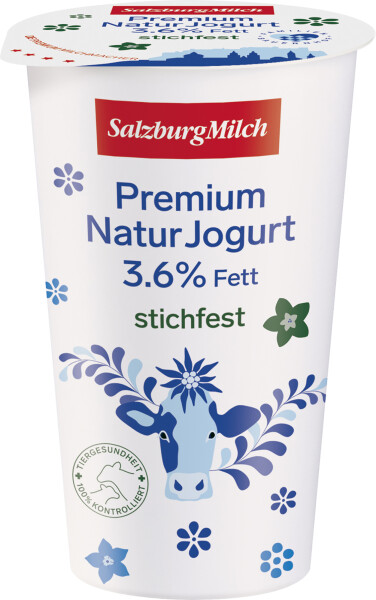 Salzburgmilch Premium Natur Joghurt stichfest 