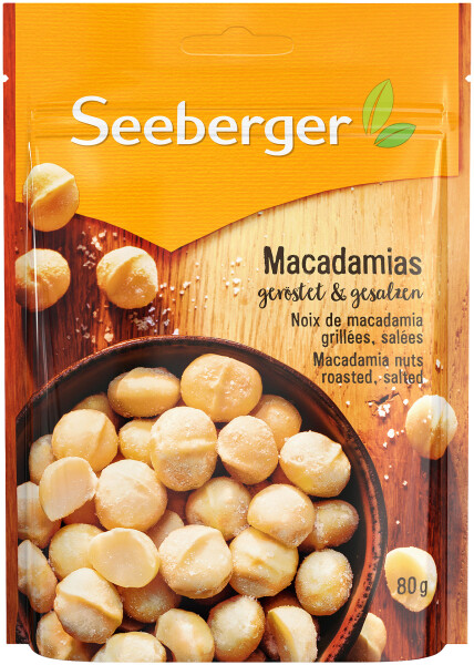 Seeberger Macadamias geröstet & gesalzen