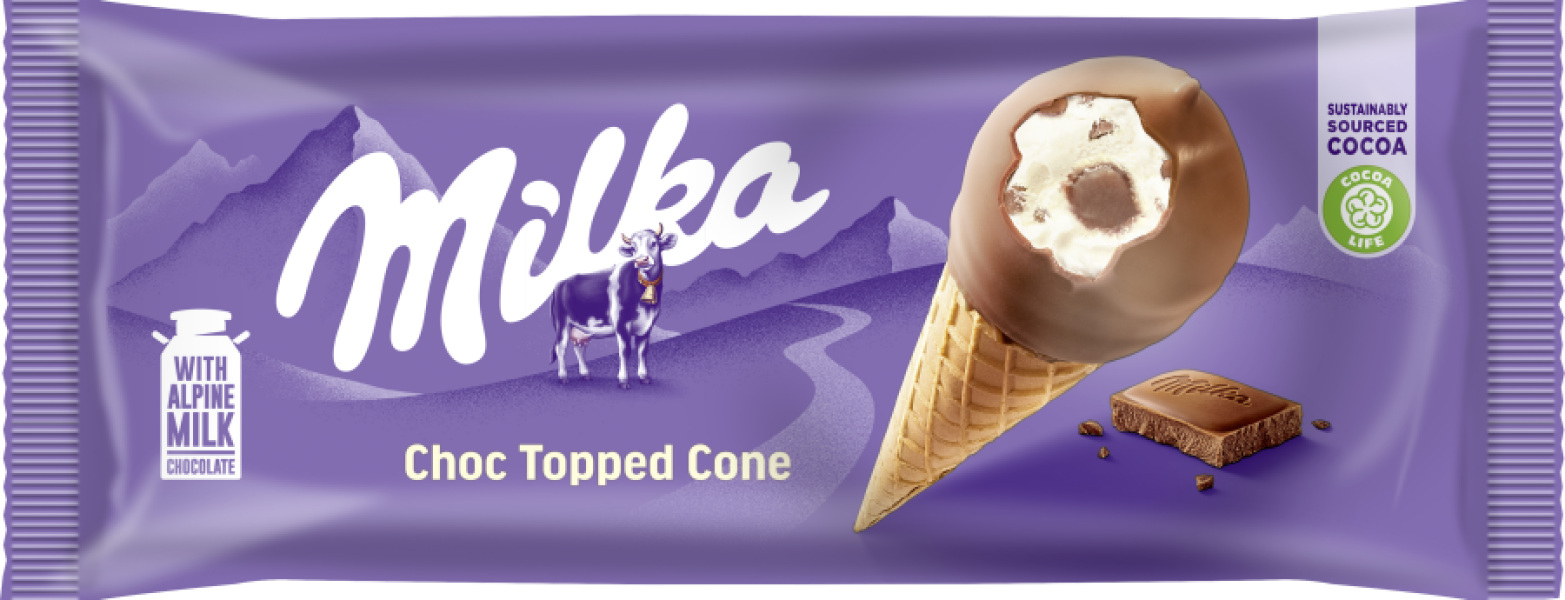  Milka Choc Topped Cone