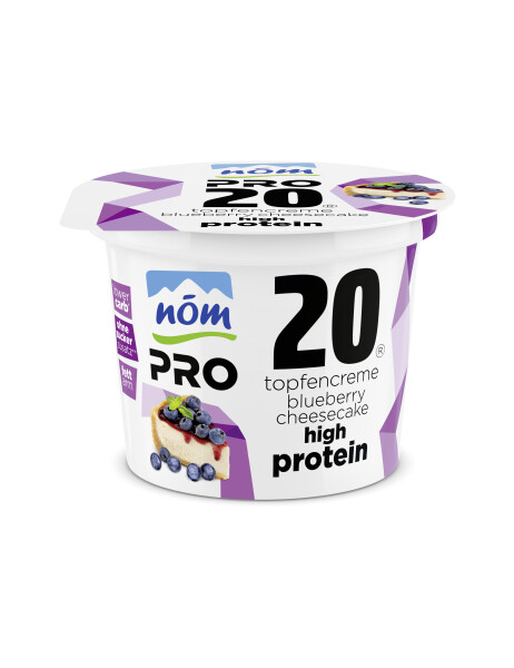 öm PRO Protein Topfencreme Blueberry-Cheesecake