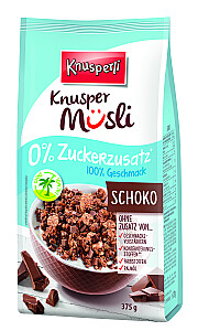 Knusperli Schoko ohne Zuckerzusatz
